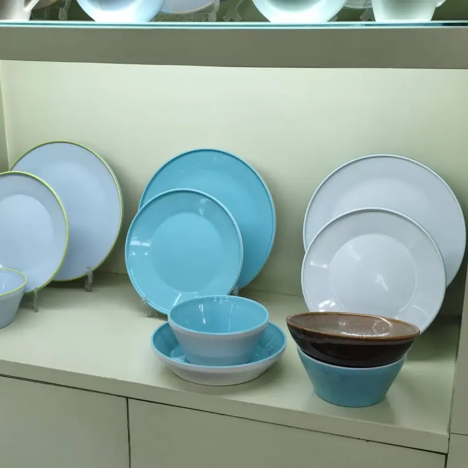 Blue Dinner Sets - Blue Stoneware Dinnerware Wholesale Collection