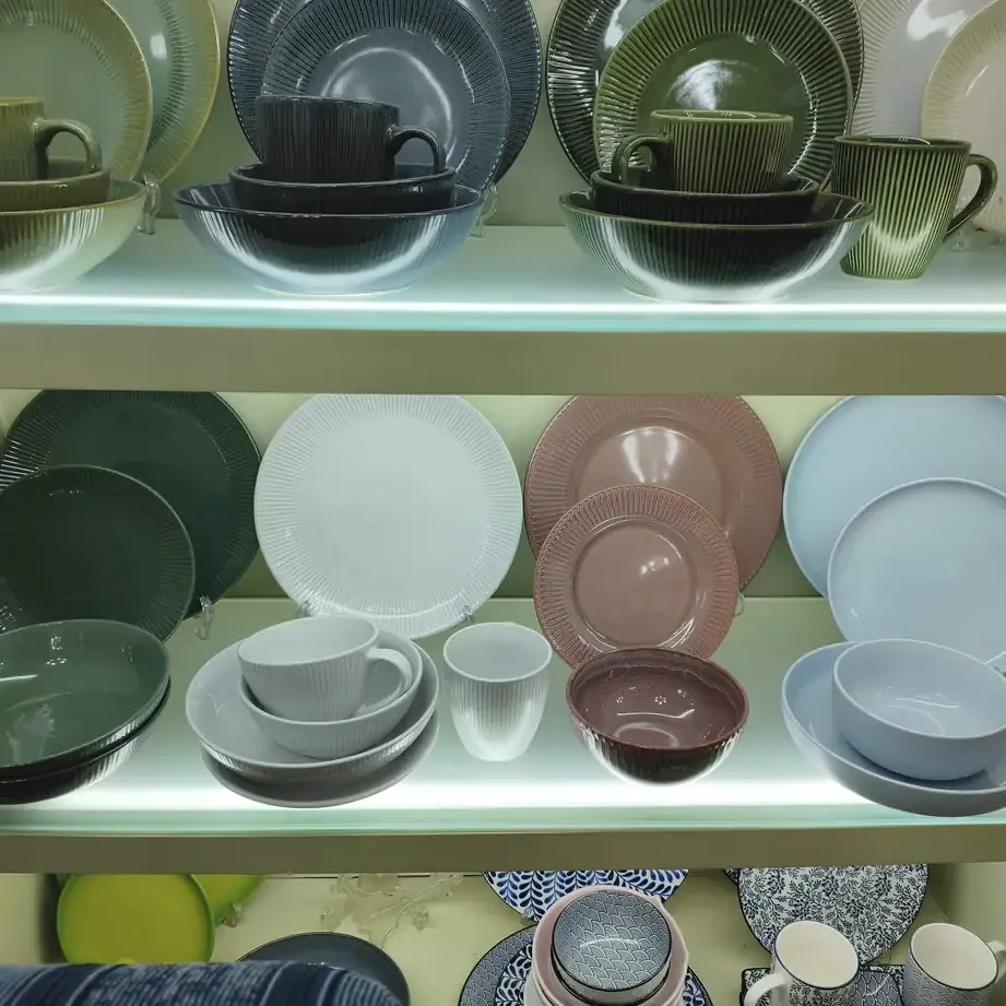 Dinner Plate Set Wholesale - Bulk Stoneware Plates for Commercial Use